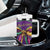 Mardi Gras Tumbler With Handle Coquette Bow Glitter Motifs - Wonder Print Shop