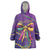 Mardi Gras Wearable Blanket Hoodie Coquette Bow Glitter Motifs