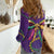 Mardi Gras Women Casual Shirt Coquette Bow Glitter Motifs