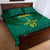 Custom Cameroon Football Quilt Bed Set Nations Cup 2024 Les Lions Indomptables - Wonder Print Shop