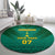 Custom Cameroon Football Round Carpet Nations Cup 2024 Les Lions Indomptables