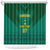 Custom Cameroon Football Shower Curtain Nations Cup 2024 Les Lions Indomptables