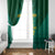 Custom Cameroon Football Window Curtain Nations Cup 2024 Les Lions Indomptables - Wonder Print Shop