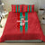 Custom Morocco Football Bedding Set Nations Cup 2024 Atlas Lions LT7 - Wonder Print Shop