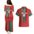 Custom Morocco Football Couples Matching Puletasi and Hawaiian Shirt Nations Cup 2024 Atlas Lions