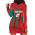 Custom Morocco Football Hoodie Dress Nations Cup 2024 Atlas Lions - Wonder Print Shop