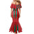 Custom Morocco Football Mermaid Dress Nations Cup 2024 Atlas Lions