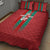 Custom Morocco Football Quilt Bed Set Nations Cup 2024 Atlas Lions - Wonder Print Shop