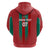 Custom Morocco Football Zip Hoodie Nations Cup 2024 Atlas Lions