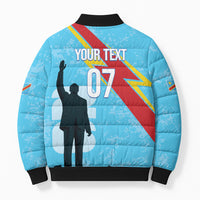DR Congo WC2026 Custom Bomber Puffer Jacket Lumumba Eva Inspired