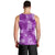 Hawaii Tapa Men Tank Top Hibiscus Mix Hawaiian Quilt Patches - Violet - Wonder Print Shop