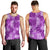 Hawaii Tapa Men Tank Top Hibiscus Mix Hawaiian Quilt Patches - Violet - Wonder Print Shop