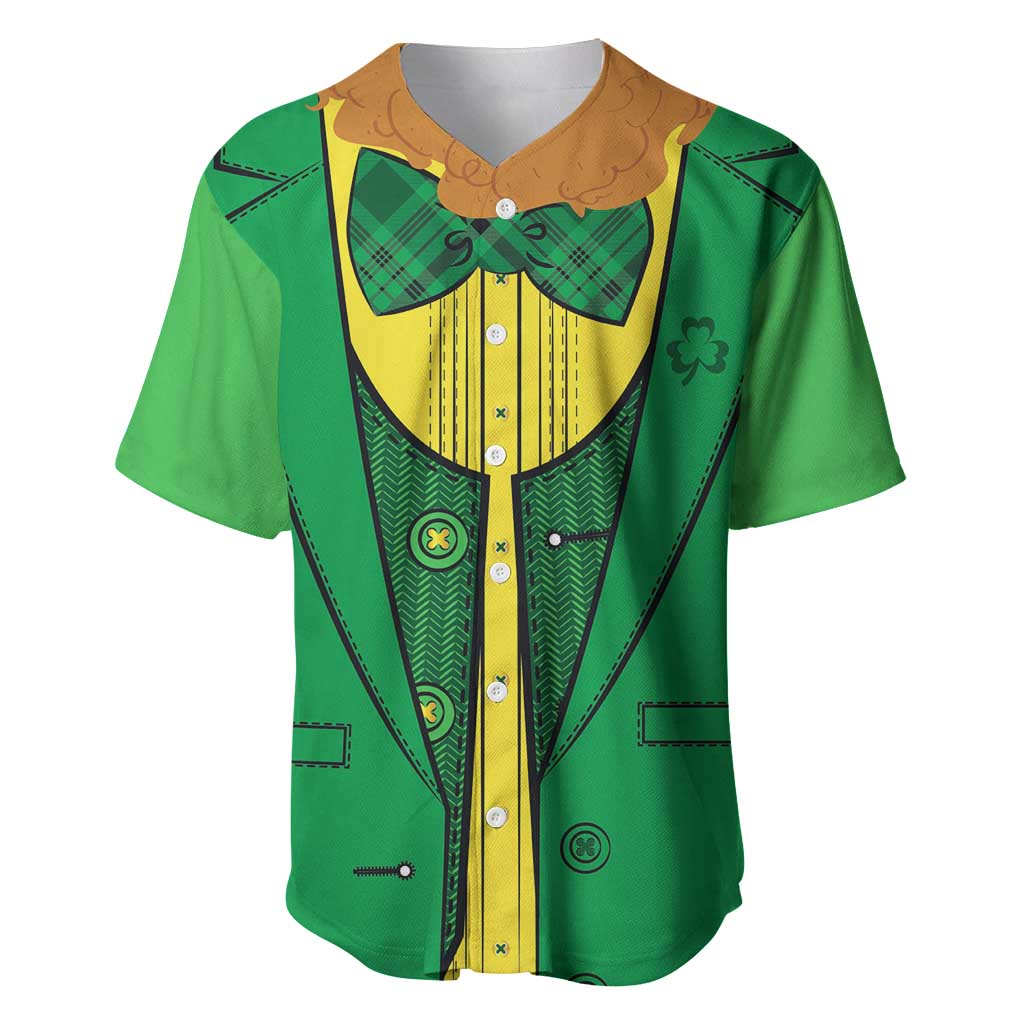 St.Patrick Leprechaun Inspired Funny Baseball Jersey LT7 - Wonder Print Shop