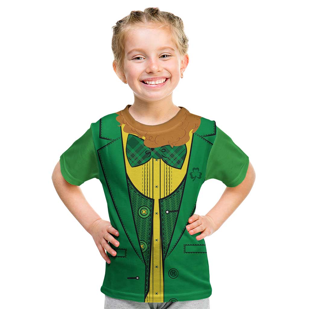 St.Patrick Leprechaun Inspired Funny Kid T Shirt - Wonder Print Shop