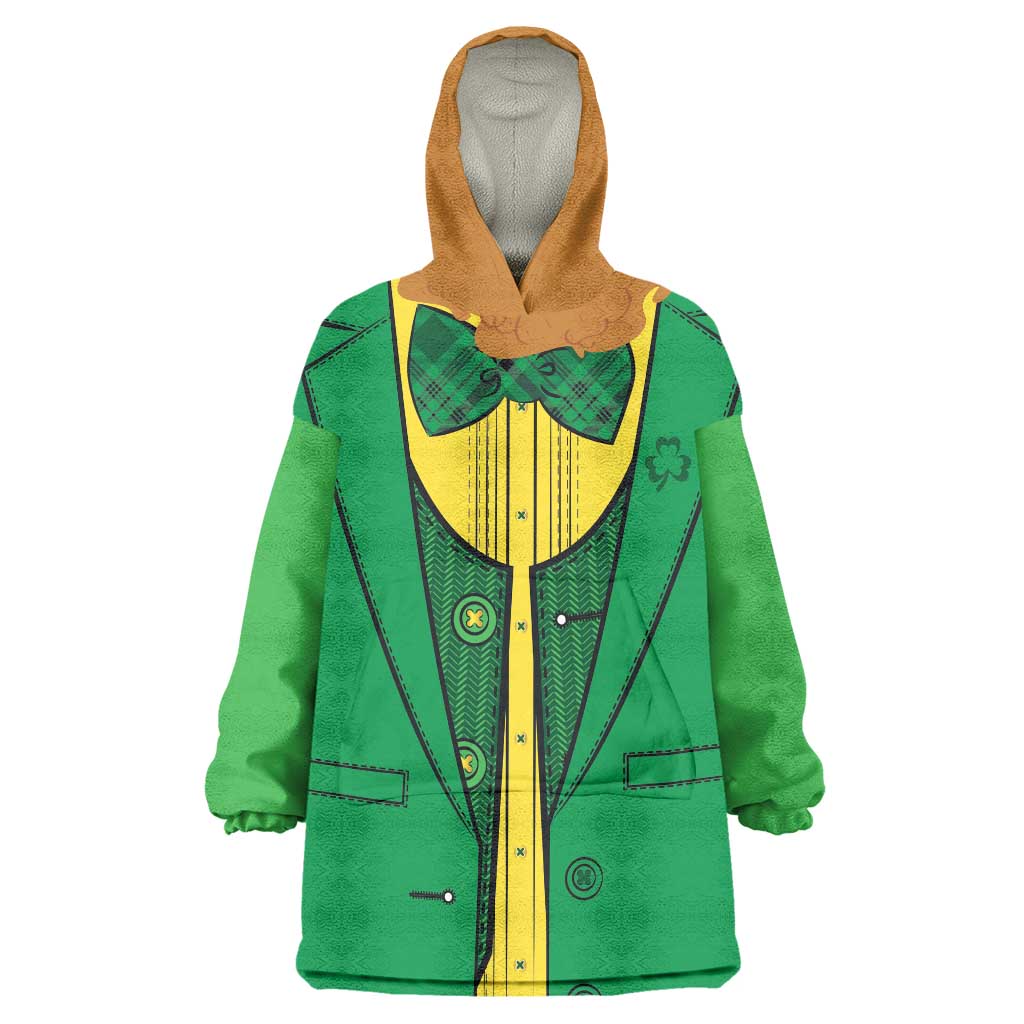 St.Patrick Leprechaun Inspired Funny Wearable Blanket Hoodie