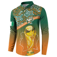 Ivory Coast Football Tribal Patterns Button Sweatshirt WC2026