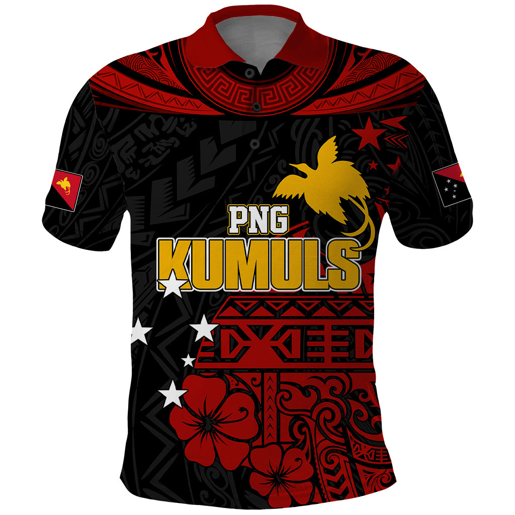 Custom PNG Kumuls Rugby Polo Shirt Motuan Mix Patterns - Wonder Print Shop