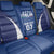 Italy Football 2024 Custom Back Car Seat Cover Gli Azzurri - Renaissance Inspired LT7 - Wonder Print Shop