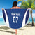 Italy Football 2024 Custom Beach Blanket Gli Azzurri - Renaissance Inspired LT7 - Wonder Print Shop