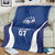 Italy Football 2024 Custom Blanket Gli Azzurri - Renaissance Inspired