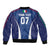 Italy Football 2024 Custom Bomber Jacket Gli Azzurri - Renaissance Inspired LT7 - Wonder Print Shop