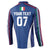 Italy Football 2024 Custom Button Sweatshirt Gli Azzurri - Renaissance Inspired LT7 - Wonder Print Shop