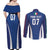 Italy Football 2024 Custom Couples Matching Off Shoulder Maxi Dress and Long Sleeve Button Shirt Gli Azzurri - Renaissance Inspired LT7 - Wonder Print Shop