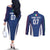 Italy Football 2024 Custom Couples Matching Off The Shoulder Long Sleeve Dress and Long Sleeve Button Shirt Gli Azzurri - Renaissance Inspired