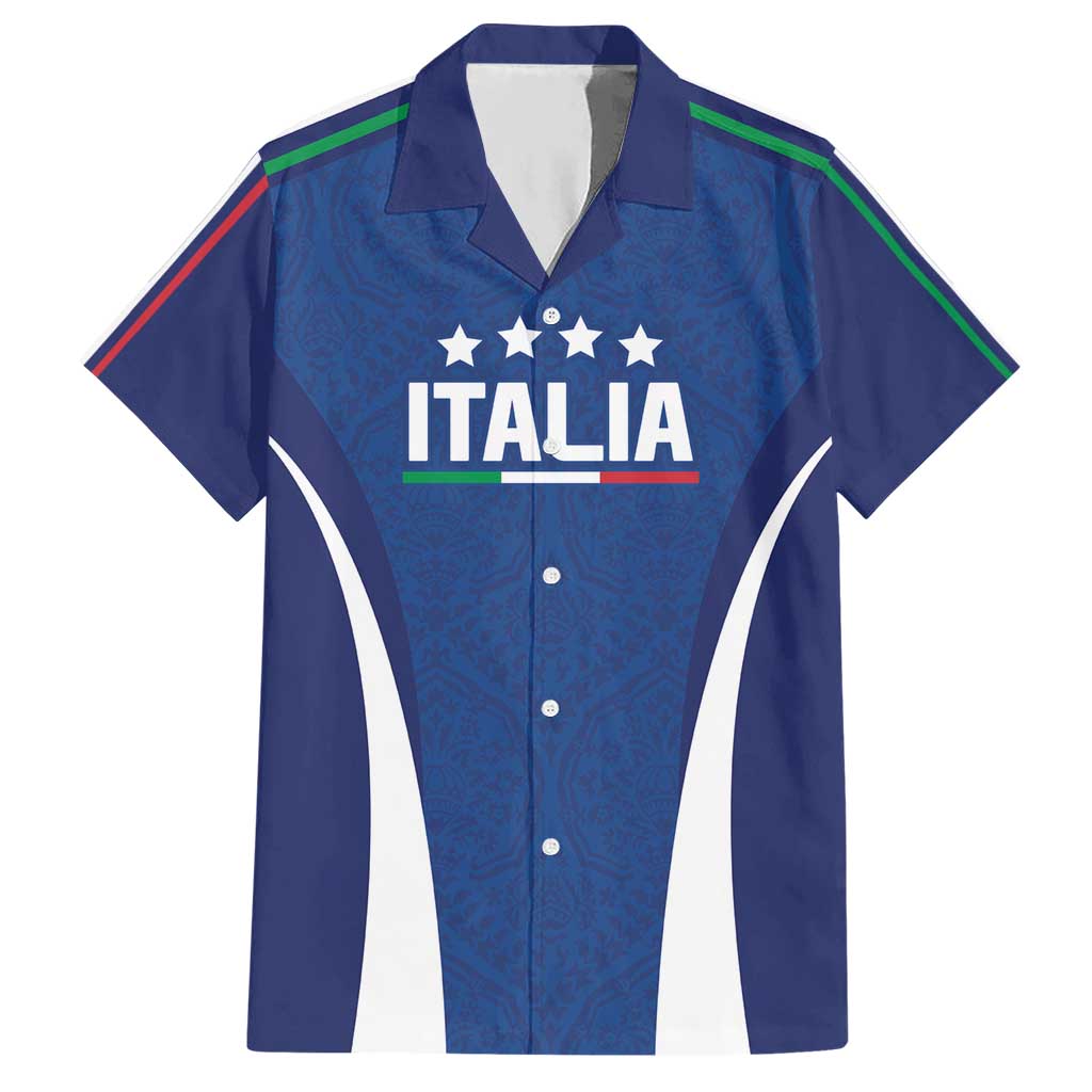 Italy Football 2024 Custom Hawaiian Shirt Gli Azzurri - Renaissance Inspired - Wonder Print Shop