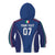 Italy Football 2024 Custom Kid Hoodie Gli Azzurri - Renaissance Inspired - Wonder Print Shop