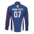 Italy Football 2024 Custom Long Sleeve Button Shirt Gli Azzurri - Renaissance Inspired - Wonder Print Shop