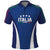 Italy Football 2024 Custom Polo Shirt Gli Azzurri - Renaissance Inspired - Wonder Print Shop