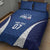 Italy Football 2024 Custom Quilt Bed Set Gli Azzurri - Renaissance Inspired - Wonder Print Shop