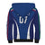 Italy Football 2024 Custom Sherpa Hoodie Gli Azzurri - Renaissance Inspired