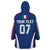 Italy Football 2024 Custom Wearable Blanket Hoodie Gli Azzurri - Renaissance Inspired