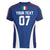 Italy Football 2024 Custom Women V-Neck T-Shirt Gli Azzurri - Renaissance Inspired