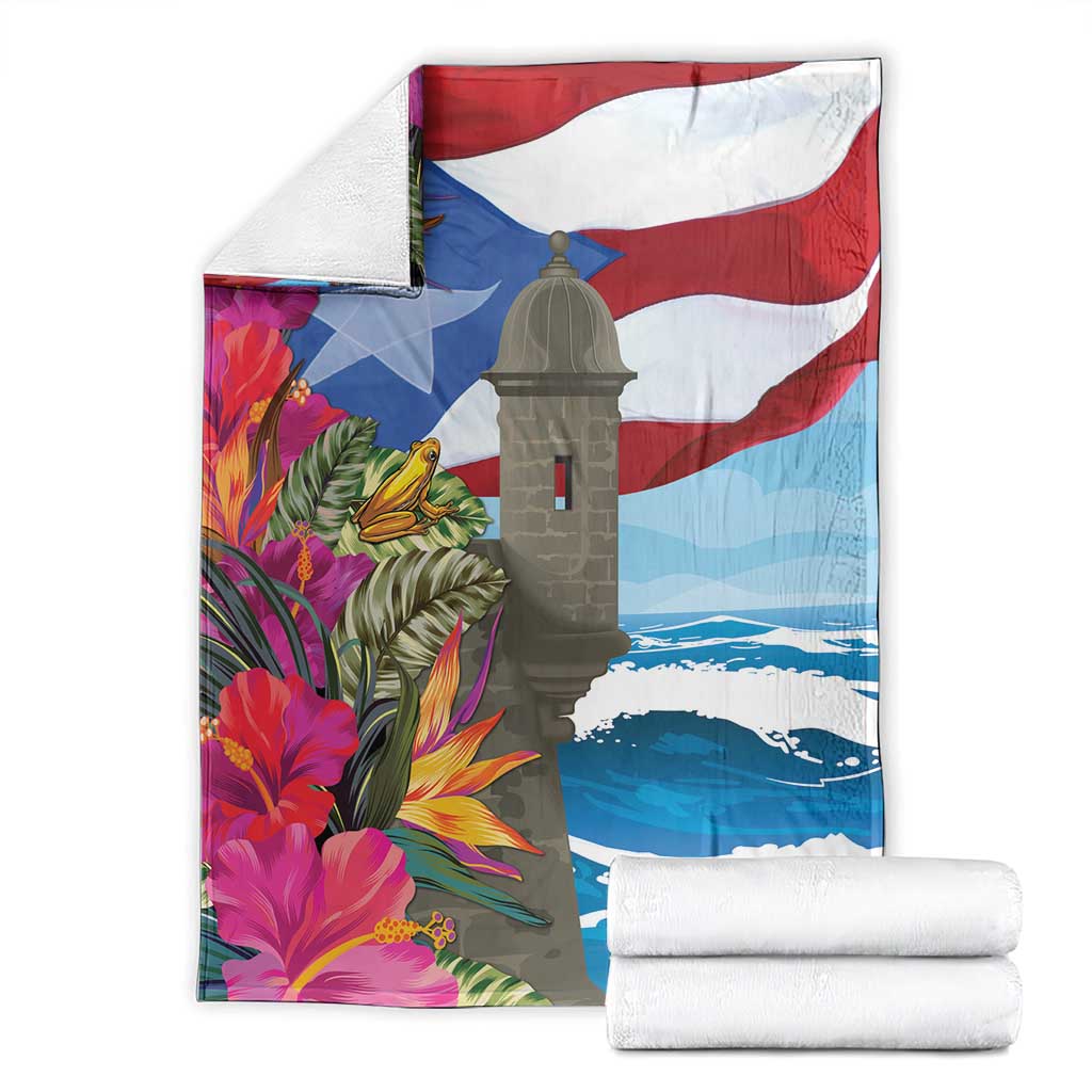 Puerto Rico El Morro Blanket Boriken Seascape - Wonder Print Shop