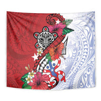 Puerto Rico Boricua Tapestry Taino - Polynesia Tribal Mix - Wonder Print Shop