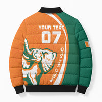 Cote d'Ivoire WC2026 Custom Bomber Puffer Jacket Making History - GO Elephants