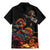 Mexico Dia de los Muertos Family Matching Mermaid Dress and Hawaiian Shirt La Calavera Catrina