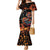 Mexico Dia de los Muertos Family Matching Mermaid Dress and Hawaiian Shirt La Calavera Catrina