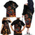 Mexico Dia de los Muertos Family Matching Off The Shoulder Long Sleeve Dress and Hawaiian Shirt La Calavera Catrina