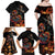 Mexico Dia de los Muertos Family Matching Off Shoulder Maxi Dress and Hawaiian Shirt La Calavera Catrina