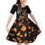 Mexico Dia de los Muertos Family Matching Off Shoulder Short Dress and Hawaiian Shirt La Calavera Catrina