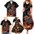 Mexico Dia de los Muertos Family Matching Summer Maxi Dress and Hawaiian Shirt La Calavera Catrina