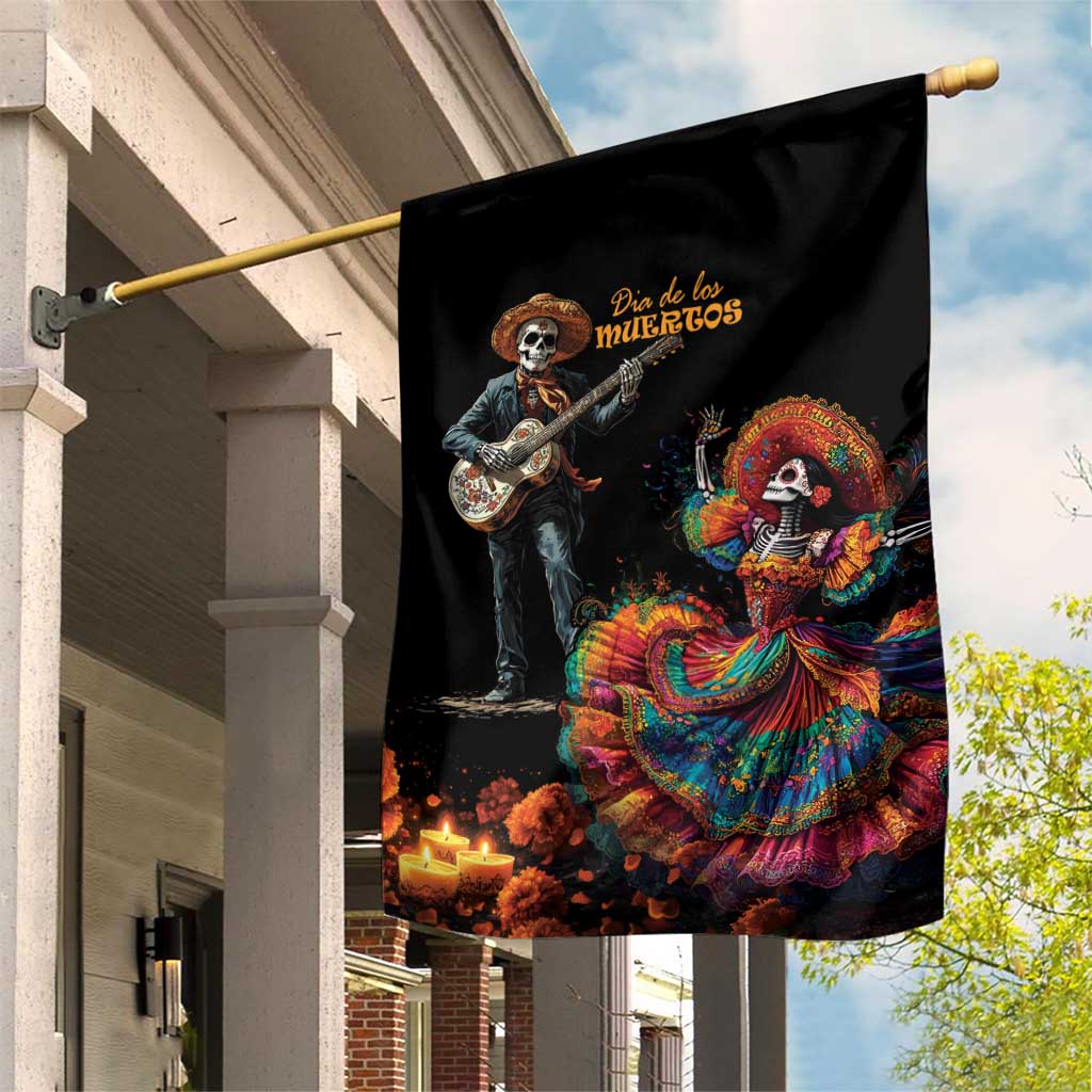 Mexico Dia de los Muertos Garden Flag La Calavera Catrina - Wonder Print Shop