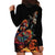 Mexico Dia de los Muertos Hoodie Dress La Calavera Catrina