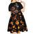 Mexico Dia de los Muertos Kid Short Sleeve Dress La Calavera Catrina