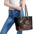 Mexico Dia de los Muertos Leather Tote Bag La Calavera Catrina - Wonder Print Shop