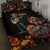 Mexico Dia de los Muertos Quilt Bed Set La Calavera Catrina